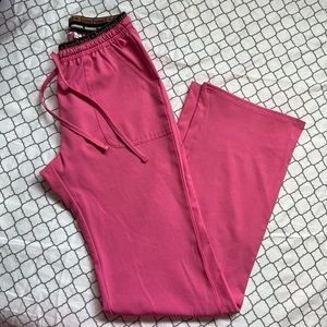 Heart soul pink scrub pants size XS tall